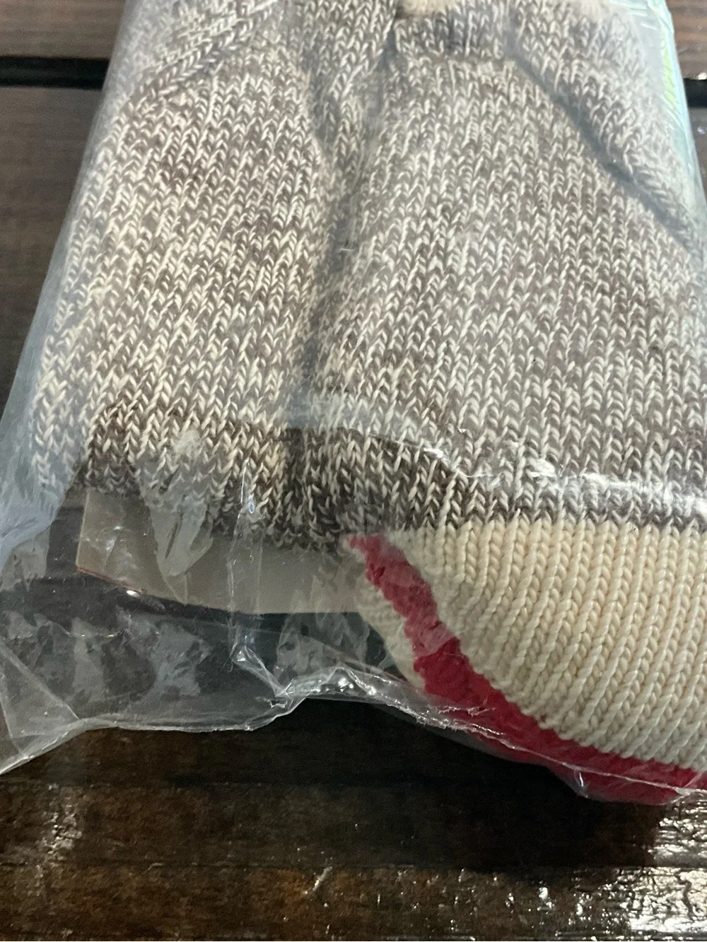 Vintage 3 pack Nelson Red Heel Work Socks Size 12-13 NOS Sock Monkey Elephant